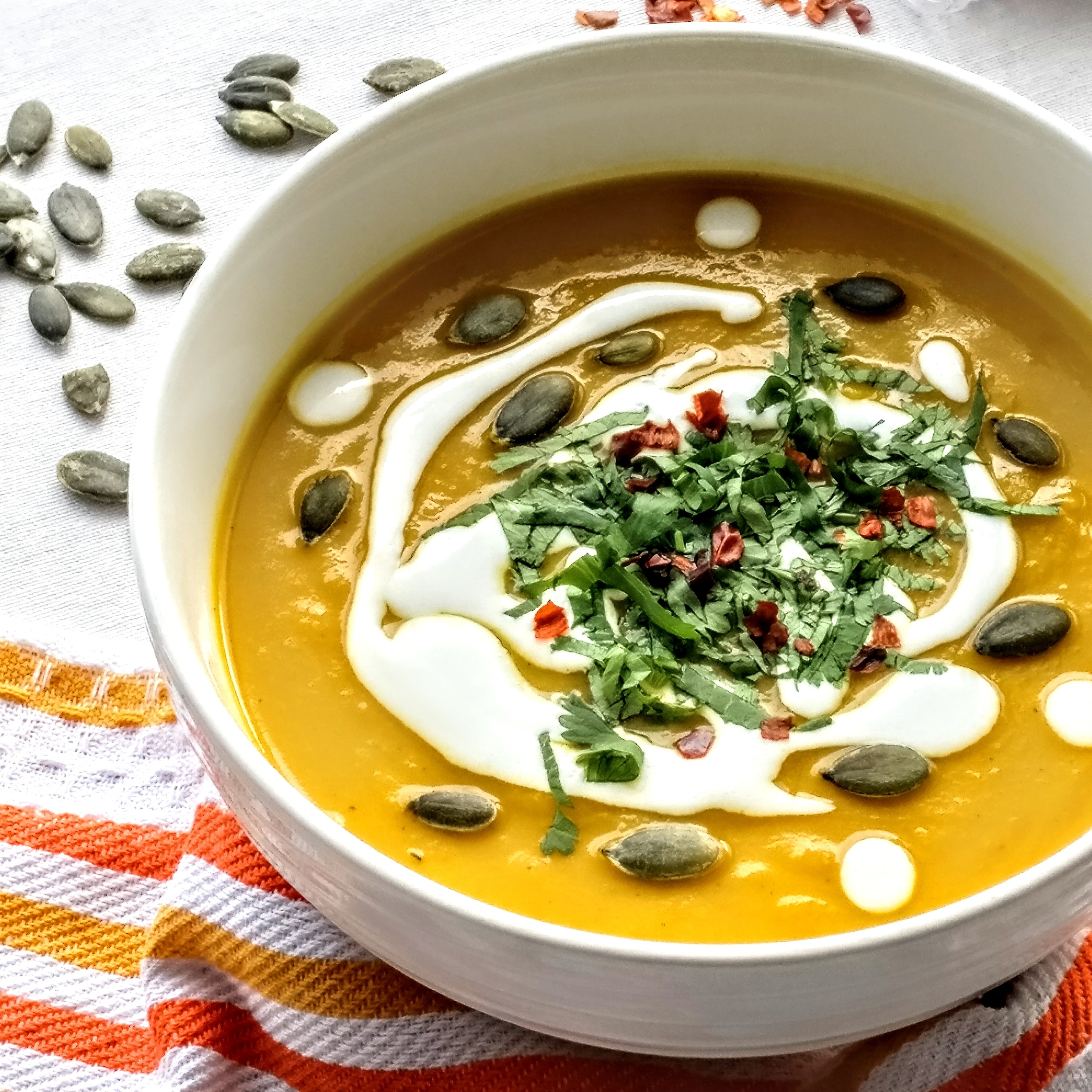 Roasted Butternut Squash and Apple Soup Roasted Butternut Squash and Apple Soup