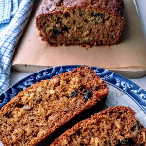 Healthy Spiced Carrot Bread Loaf