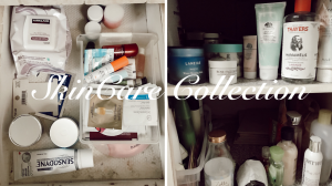 BATHROOM CABINET TOUR | SKINCARE COLLECTION 