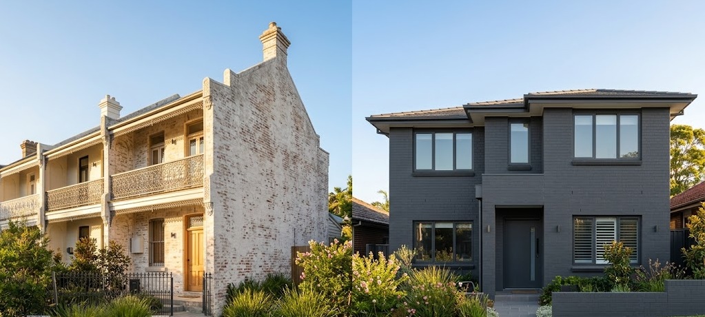 Brick Painting and Limewash in Sydney Homes