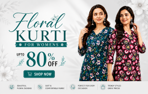 Women's Elegant Floral Kurta – Perfect for Everyday Style