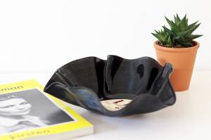 Learn how to make a vinyl bowl