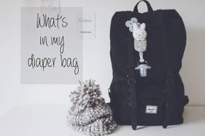 What's in my diaper bag 0-3 months edition